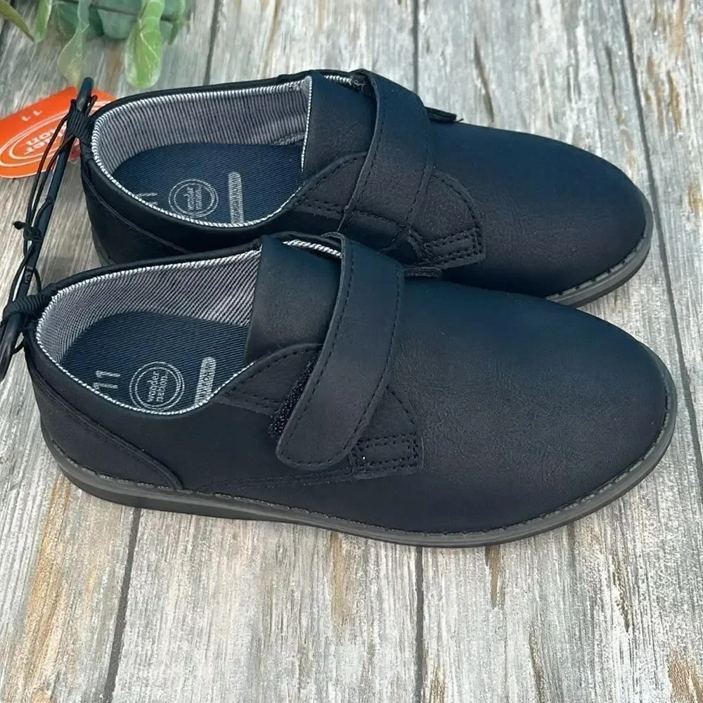 Toddler Boys Black Oxford Dress Shoes Size 11